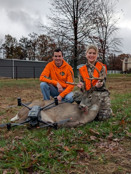 Recovery by Drone Deer Recovery Mid Missouri