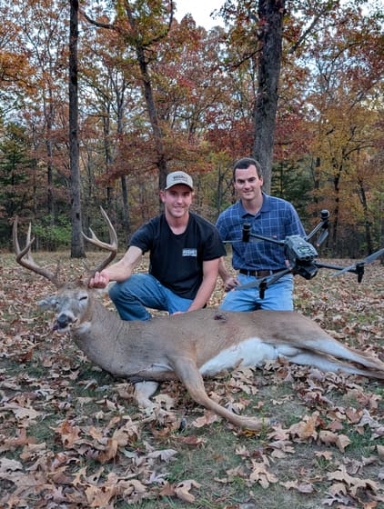 Recovery by Drone Deer Recovery Mid Missouri