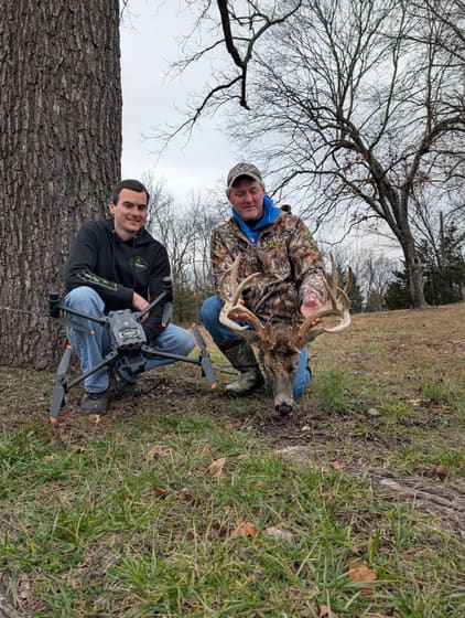 Recovery by Drone Deer Recovery Mid Missouri