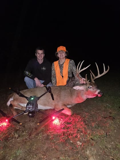 Recovery by Drone Deer Recovery Mid Missouri